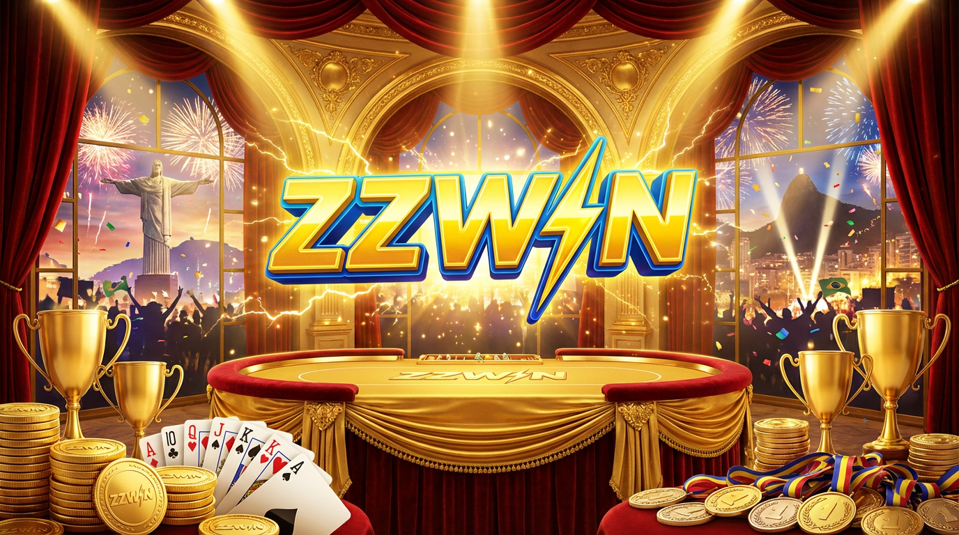 zzwin Cassino Online Campeão - Celebração de Vitória com Troféus e Prêmios